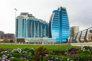 Baku, the capital of Azerbaijan is a glorious mix of old and new in the crossroads of Asia and Europe. Travel guide on what to expect, see and do in Baku. | FinnsAway Travel Blog